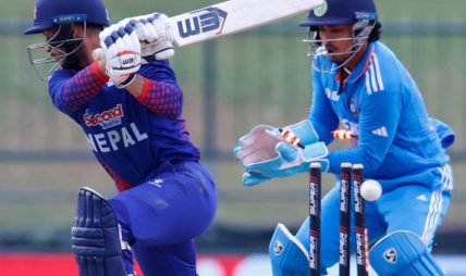 नेपाल एशिया कप क्रिकेटको समूहचरणबाटै बाहिरियाे।नेपालले सुपर फोरमा पुग्ने संभावना गुमायो ।